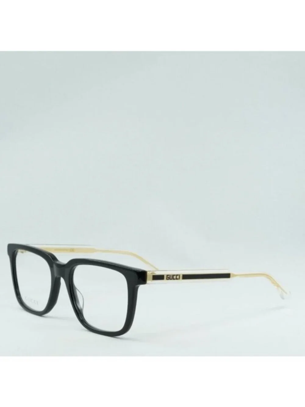 Gucci GG0560ON 005 Eyeglasses Black 55mm Square Frame